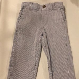Baby boy seersucker pants